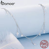Silver Dancing Zircons Necklace Sparkling Crystal Round Beads O-Chain Link for Women Stacking Gift - Image 4