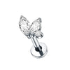 Cubic Zirconia Labret Stud 16G Internally Threaded for Lip Tragus and Helix - Image 29