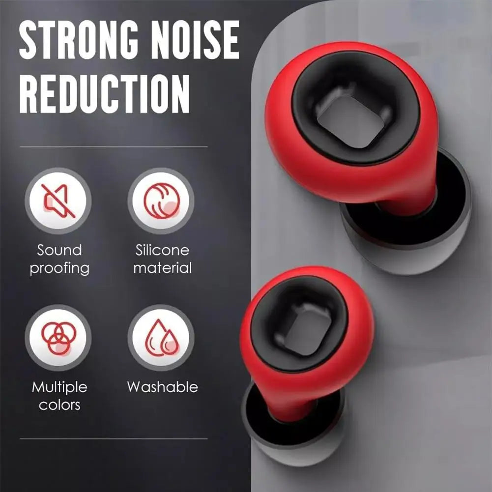 Motorcycle Dual Ring Pickup Sleep Earplugs, Student Study Soundproof And Noise Reducing Earplugs, Industrial Protective Earplugs - Image 1