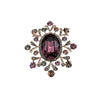 Retro Micro-inlay Zircon Multi-color Flower Oval Crystal Brooch for Women Suit Pin Accessories Jewelry - Image 6