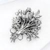 Rhinestone Flower Bouquet Brooches for Women Plant Pins Friends Party Gifts Banquet Jewellery Accessories - Image 8