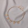 Classic Butterfly Pendant Necklace Golden Silver Color Crystal Chain Chokers Necklaces for Women Party Elegant Jewelry - Image 4
