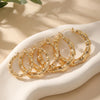 Boho Style Large Circle Bamboo Joint Hoop Earrings Set for Women Golden Silver Color Earrings Party Jewelry Accessory - Image 3