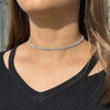 MinaMaMa Minimalist Stainless Steel Crystal Choker For Women Rhinestone Chain Tennis Necklaces Jewelry Gifts - Image 6