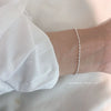 Silver Necklace Simple Beads Choker Shiny Delicate Collarbone Chain For Girl Wedding Gift Jewelry - Image 4