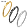 Cable Wire Bracelets For Women Men Charm Cuff Bracelets Stainless Steel Wire Thin Stackable Bangles Party Jewelry - Image 1
