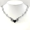 Aesthetic Goth Devil Heart Barbed Wire Choker Necklace Punk Hip Hop Jewelry Y2K Vampire Little Thorns Chain Choker Gift - Image 2