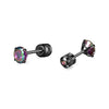 Men's Stainless Steel Stud Earrings with Color and Five-Pair Options - Image 9