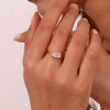 Wave Drop Round Zircon Ring Minimalist 316L Stainless Steel Women's Rings Gold Plated Accessories - Image 13