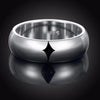 Silver Rings Simple Round Circle Rings For Women Party Jewelry Size 5 6 7 8 9 10 - Image 4