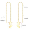 2PC/1pair Heart Love White Shell Drop Earring for Women Stainless Steel Hoop Earrings Romantic Valentine's Day Gift - Image 4