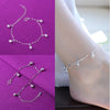 Silver Color Stamp Anklets For Women Foot Leg Chain Link Bracelet Tassel Charms Beach Accessories Jewelry For Female - Image 19