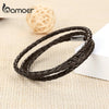 PU Leather Bracelet Multi-layer Wrap Braid Long Chain Adjustable Magnet Buckle Unisex for Women and Men Stackable Jewelry - Image 5