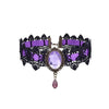 1PC Vintage Gothic Choker Necklace Lace Gemstone Pendant Necklace for Women Girl Velvet Chain Cosplay Jewelry Gift - Image 4