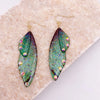 Fairy Clear Gradient Resin Simulation Wings Butterfly Rhinestone Flake Long Dangle Earrings for Women Casual Party Jewelry - Image 17