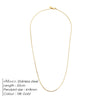 Men's Stainless Steel Hip Hop Jewelry 1.3MM Wire Chain Necklace in White Golden AccessoriesGift - Image 8