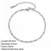 Stainless Steel Delicate Anklet for Women Gold Color Chain Anklet Bracelets on The Leg Do Not Fade Anklet Jewelry Women - Image 8