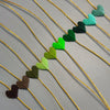 Bohemia Heart Shaped Love Lucky Rainbow Braided Bracelet Simple Ladies Thread Handmade Jewelry Gift - Image 5