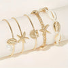 Women's Bracelet Starfish Shell Pendant Bracelet Set Beach Vacation Accessories - Image 2