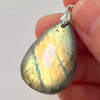 Pink Labradorite Pendant Irregular Shape Bead Stone Purple Necklace for Men Women - Image 19