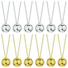 Mirror Disco Ball Pendant Necklace 70s Disco Party Neck Chain Costume Decorations Accessories Dance Supplies - Image 2