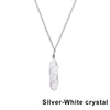 1Pc Hexagonal Cylindrical Crystal Necklace Wire Wrap Stone Pendant Stone Amethyst Necklace Valentine's Day Gift - Image 10