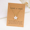 Flower Pendant Necklace for Women Romantic Cherry Blossom Gold Color Metal Chain Choker Party Wedding Neck Jewelry - Image 7