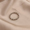 design stainless steel finger ring with chain chain design, jewelry - Image 4
