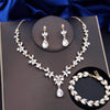 3Pcs lime green Jewelry Sets for Women Earrings Bracelets Choker Necklace Set Prom Bridal Wedding Jewellry Accessories - Image 6