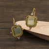 Elegant Vintage Geometric Pearl Pendant Drop Earrings Women Hanging Piercing Earring Wed Bridal Jewelry Gift - Image 3