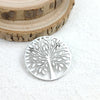 Creative tree of life gold-plated collar pin for men'ssuit, stainless steel black brooch, gift for men - Image 4