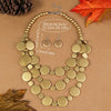 Summer Beach Vacation Jewelry Set Bohemian Round Wooden Bead Handmade Beaded Multilayer Long Necklace And Earrings For Women - Image 4