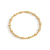 Triple-Tone Beaded Bracelet with Adjustable Fit - Image 4