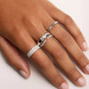 Dplaopa Silver Gold Open CZ Zircon Adjustable Line Rings Women Rock Punk Classic Gift Wedding Jeweley - Image 5