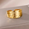 316L Stainless Steel Rings for Women Gold Color Classic rings wedding couple rings Jewelry - Image 3