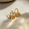 Chic Bow Tie Pendant Drop Hoop Huggie Earrings Gold Plated Matel Bowknot Earrings Charm Jewelry - Image 5