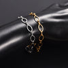 Geometric Stainless Steel Figaro Bracelet Link Oval Hand Chain for Women Men Rhombus Wristband Bangle Anklets Metal Jewelry Gift - Image 6