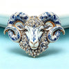 Strong Goat Brooches For Women Men 2-color Enamel Rhinestone Year Of the Goat Animal Party Brooch Pins Year Gifts - Image 4