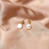 Delicate Irregular Freshwater Pearl Earring For Women Gold Color Metal Hanging Drop Earrings Statement French Jewelry - Image 29