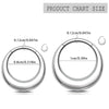 Smooth Hinged Hoop Clicker in 316L Stainless Steel for Nose Septum and Cartilage - Image 2