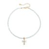 Triangle Crystal Cross Pendant Women's Necklace Unique Personality Versatile Clavicle Chain Jewelry Gift - Image 7