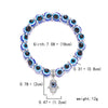 Classic Turkish Lucky Evil Eye Bracelets for Men Women Blue Evil Eye Palm Butterfly Pendant Beads Bangles Handmade Charm Jewelry - Image 15