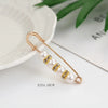 Imitation Pearl and Rhinestone Safety Pin Brooch with Multiple Designs - Image 39