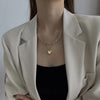 Love Heart Pendant Necklace For Women Men Personality Simple Design Thin Chain Choker Necklaces Jewelry - Image 12