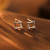 Tiny Minimalist Silver Plated Korean Mini Small Flower Stud Earrings for Women Teens Temperament Daily Wear Ear Piercing Jewelry - Image 13