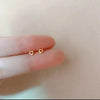 Tiny Minimalist Silver Plated Korean Mini Small Flower Stud Earrings for Women Teens Temperament Daily Wear Ear Piercing Jewelry - Image 28