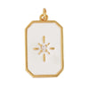 Enamel Sun Moon Rainbow Compass Charm Pendant, Gold Plated Jewelry Accessories for Bracelets Necklaces Making - Image 8