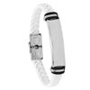 Bracelet Black Leather Bracelets Bangles Stainless Steel Bracelets For Women Men Jewelry - Image 10