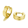 1 Pair Unisex Classic Punk Simple Circle Stainless Steel Earrings For Women Men Cool Round Huggie Hoop Earrings Female Jewelry - Image 5