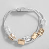 Charm Two Tone Metal Tube Beads Bracelet Multilayer Silver Color Snake Chain Bangles Bracelets Men Female Jewelry Gifts - Image 10